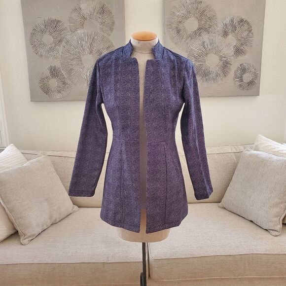 ZOWODO Tweed Open Blazer sz Sm - Picture 1 of 10